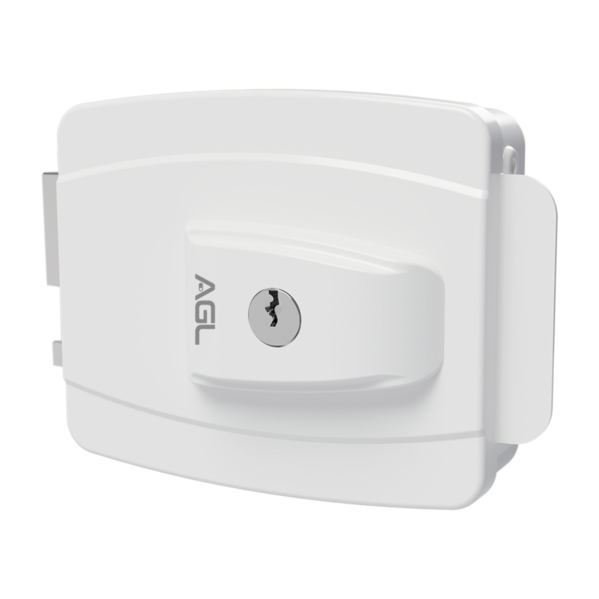 Fechadura AGL Mini Branco 42mm 12V