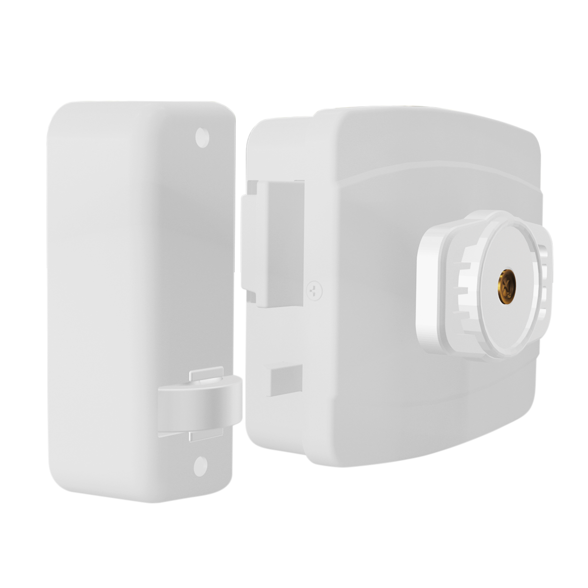 Fechadura AGL AL100 42mm Branco 12V