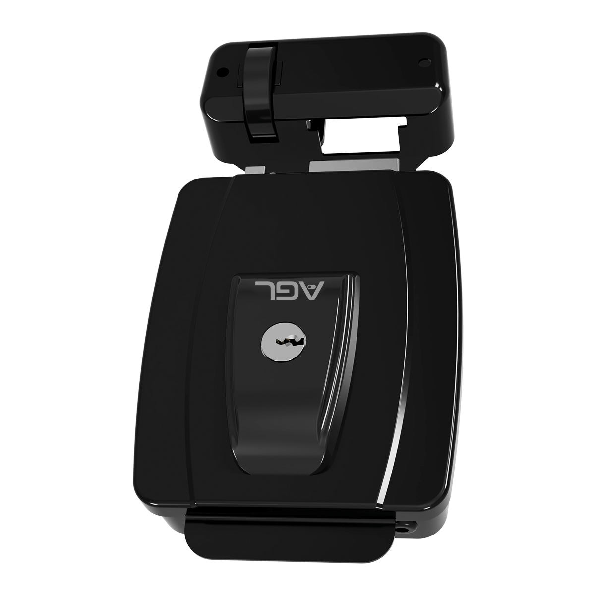 Fechadura AGL AL100 Cilindro Ajustavel Preto 12V