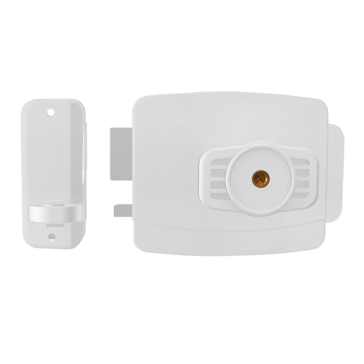 Fechadura AGL Mini Branco 42mm 12V