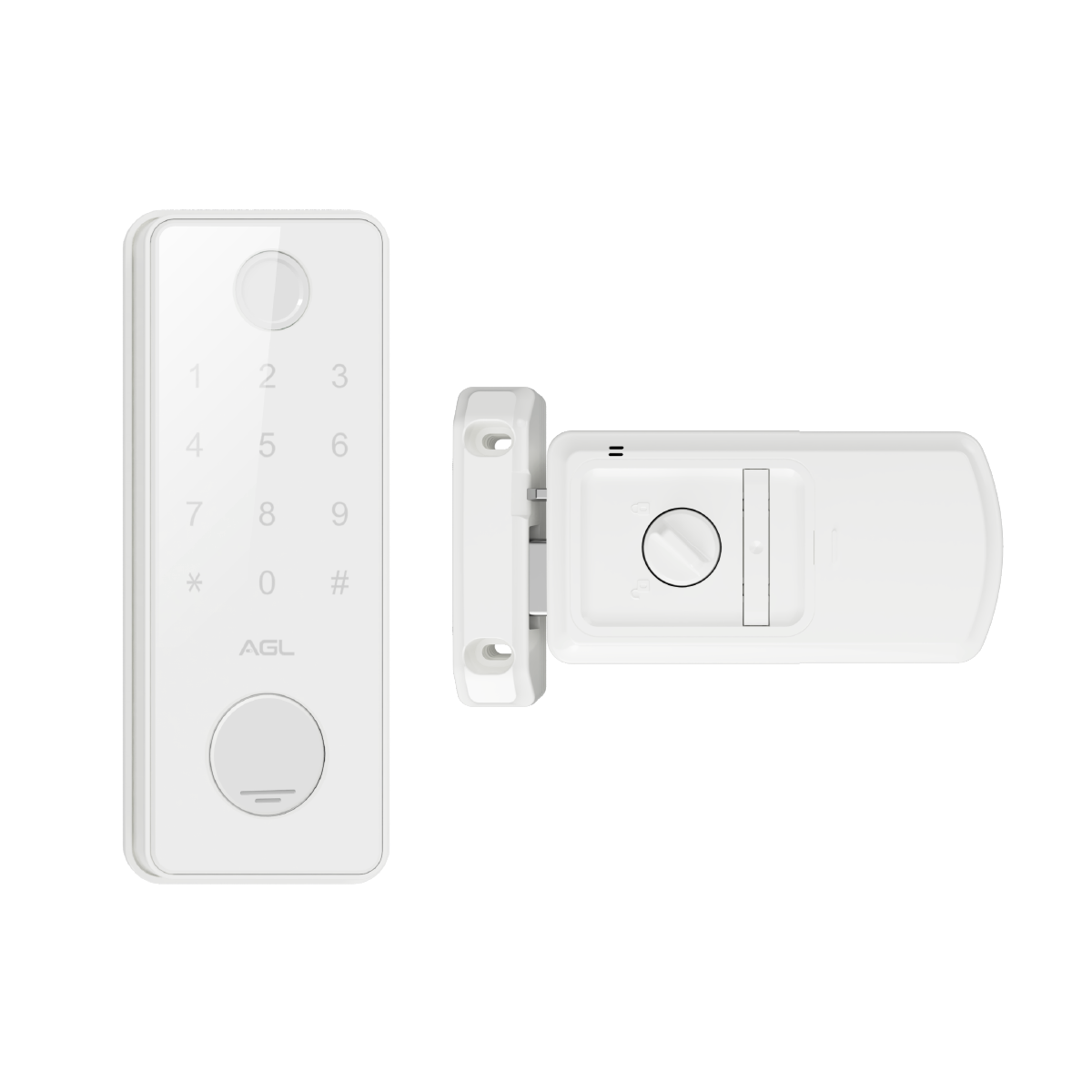 Fechadura digital com biometria aplicativo BT100 AGL