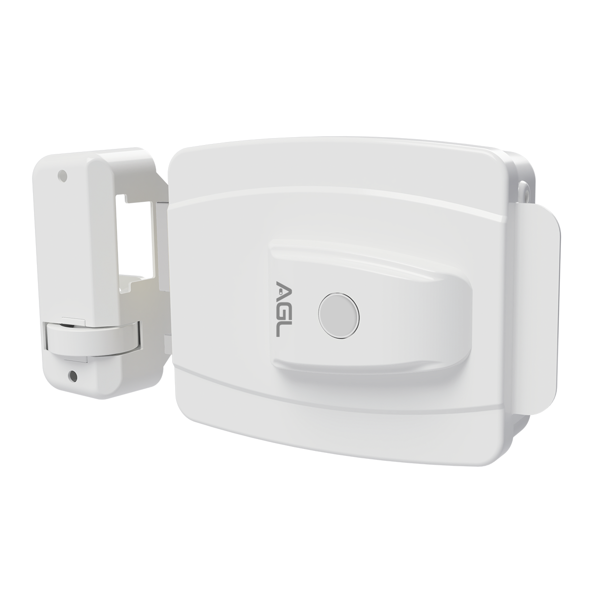 Fechadura AGL Mini Branco 42mm 12V