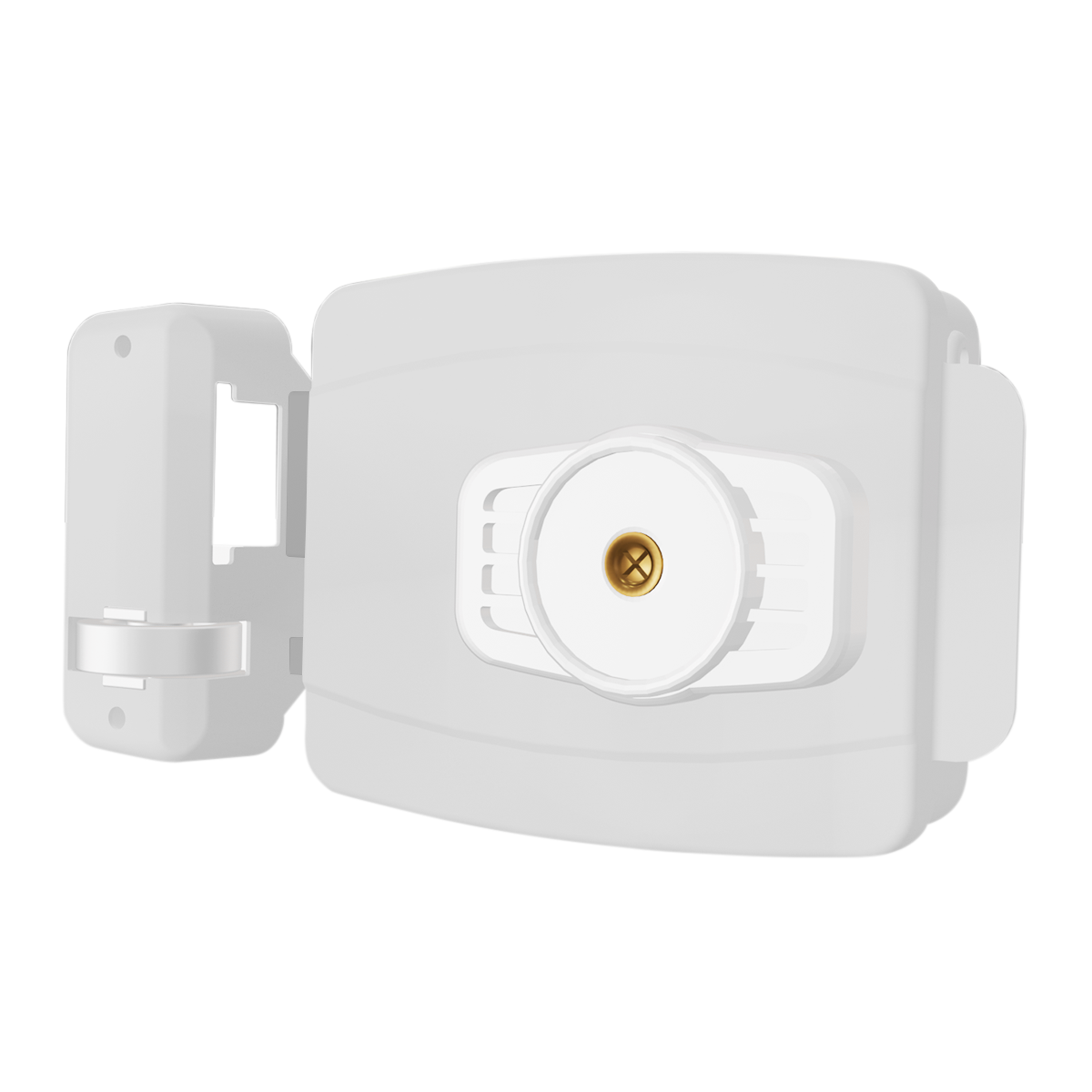 Fechadura AGL Mini Branco 42mm 12V