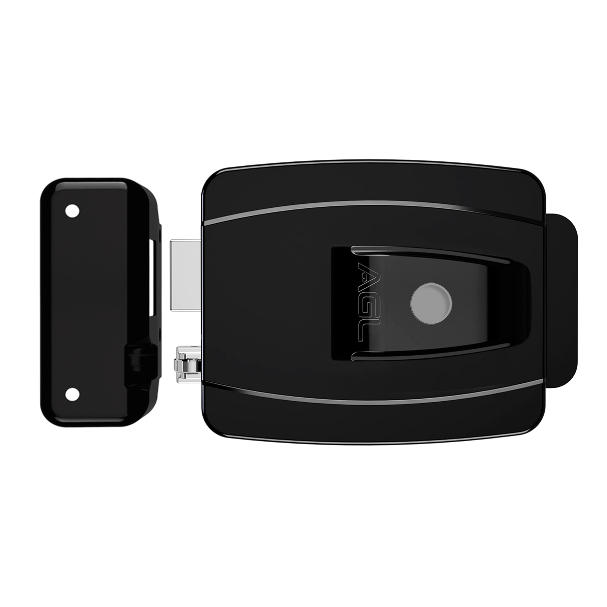 Fechadura AGL AL100R Preto 42mm 12V