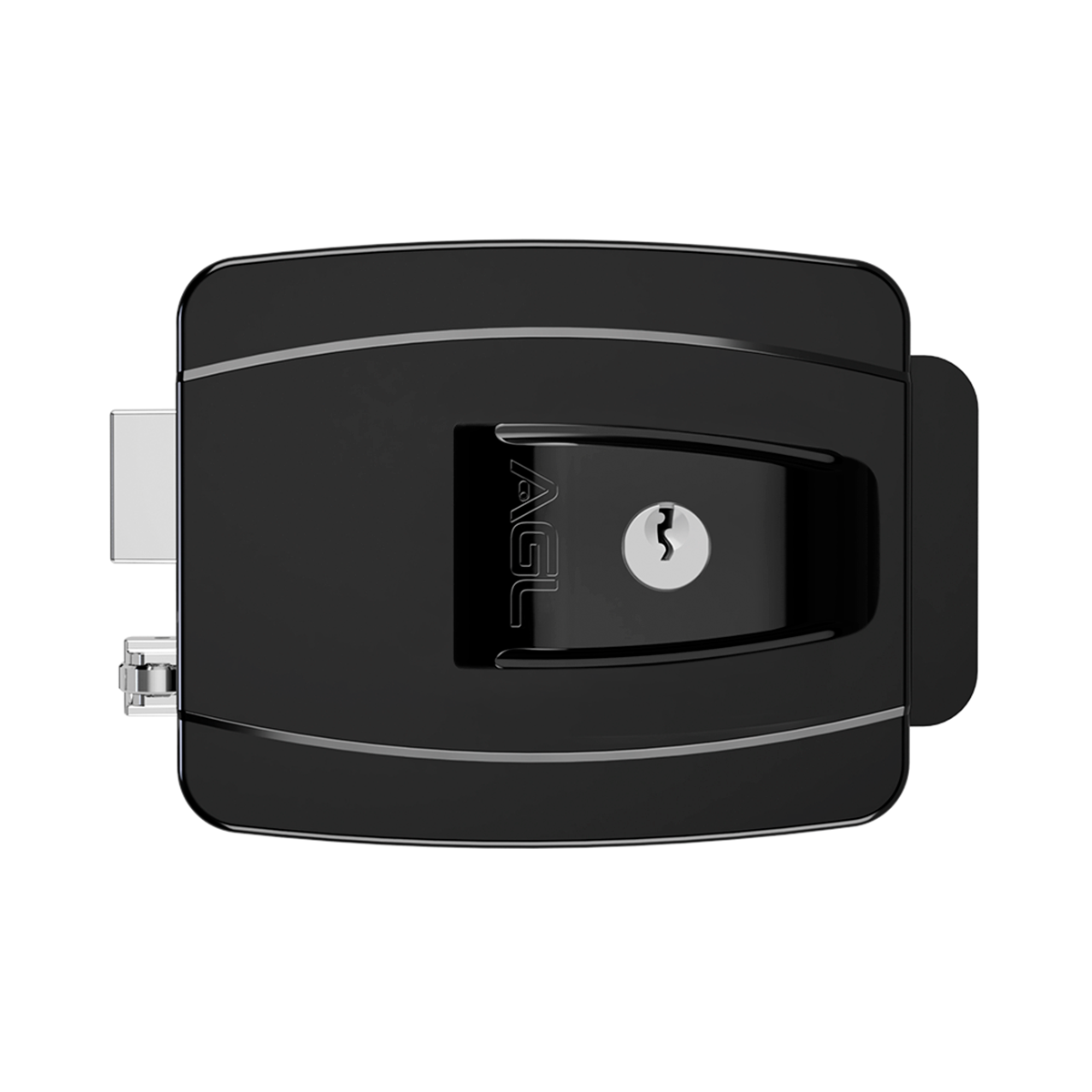 Fechadura AGL AL100R Preto 42mm 12V