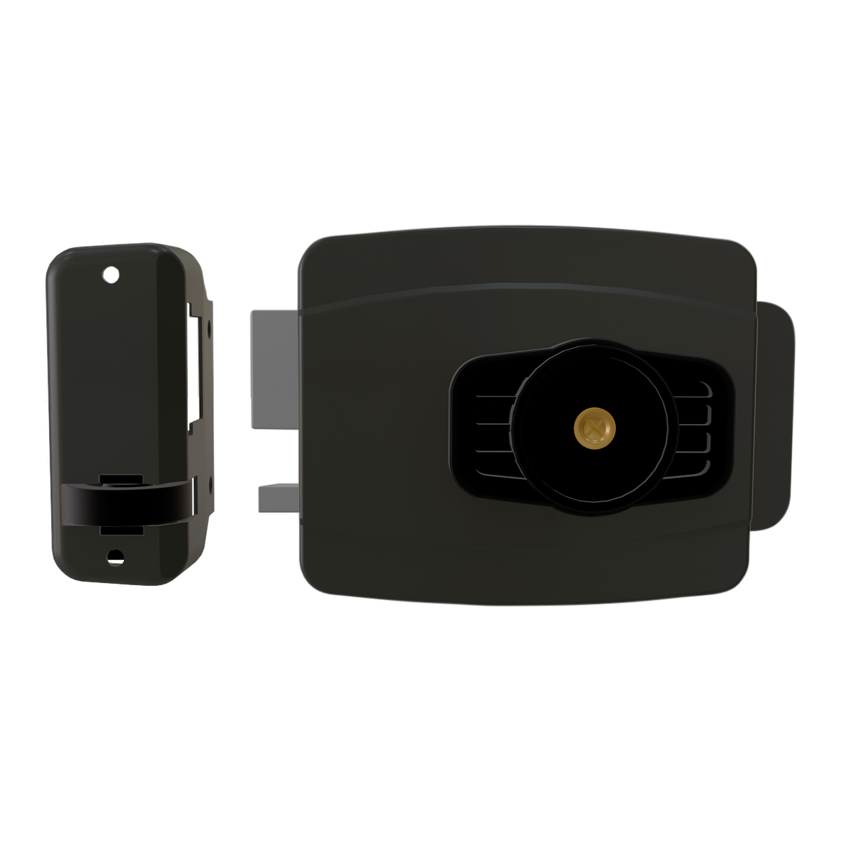 Fechadura AGL AL100 42mm Cinza 12V