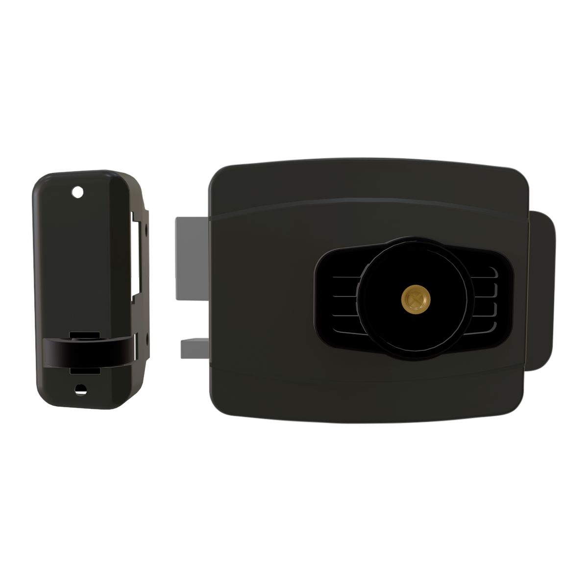 Fechadura AGL AL100 42mm Cinza 12V