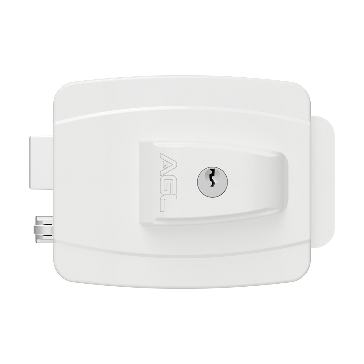 Fechadura AGL AL100R Branco Cilindro Ajustavel 12V
