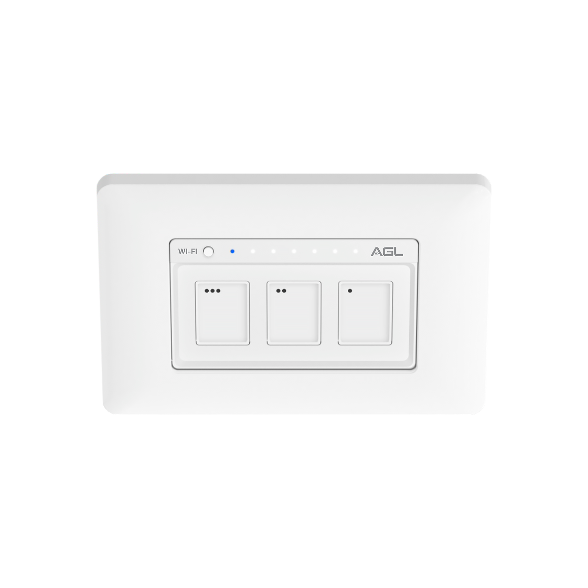 Interruptor inteligente dimerizável com controle e wifi AGL