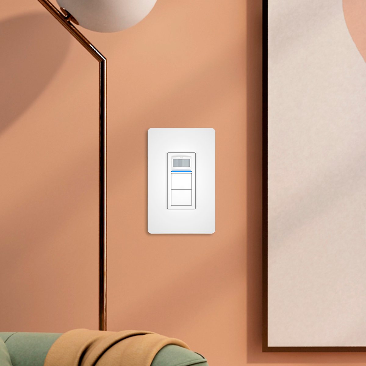 Interruptor Com Sensor Presença Wifi comando de voz AGL