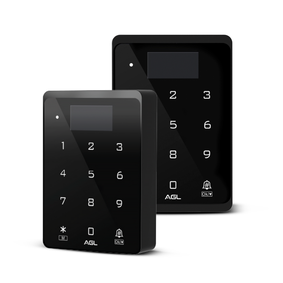 Controle de acesso CA100 LCD com wifi e app tag rfid AGL