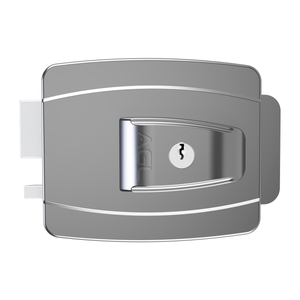 Fechadura AGL Mini Cromado Cilindro Ajustavel 12V