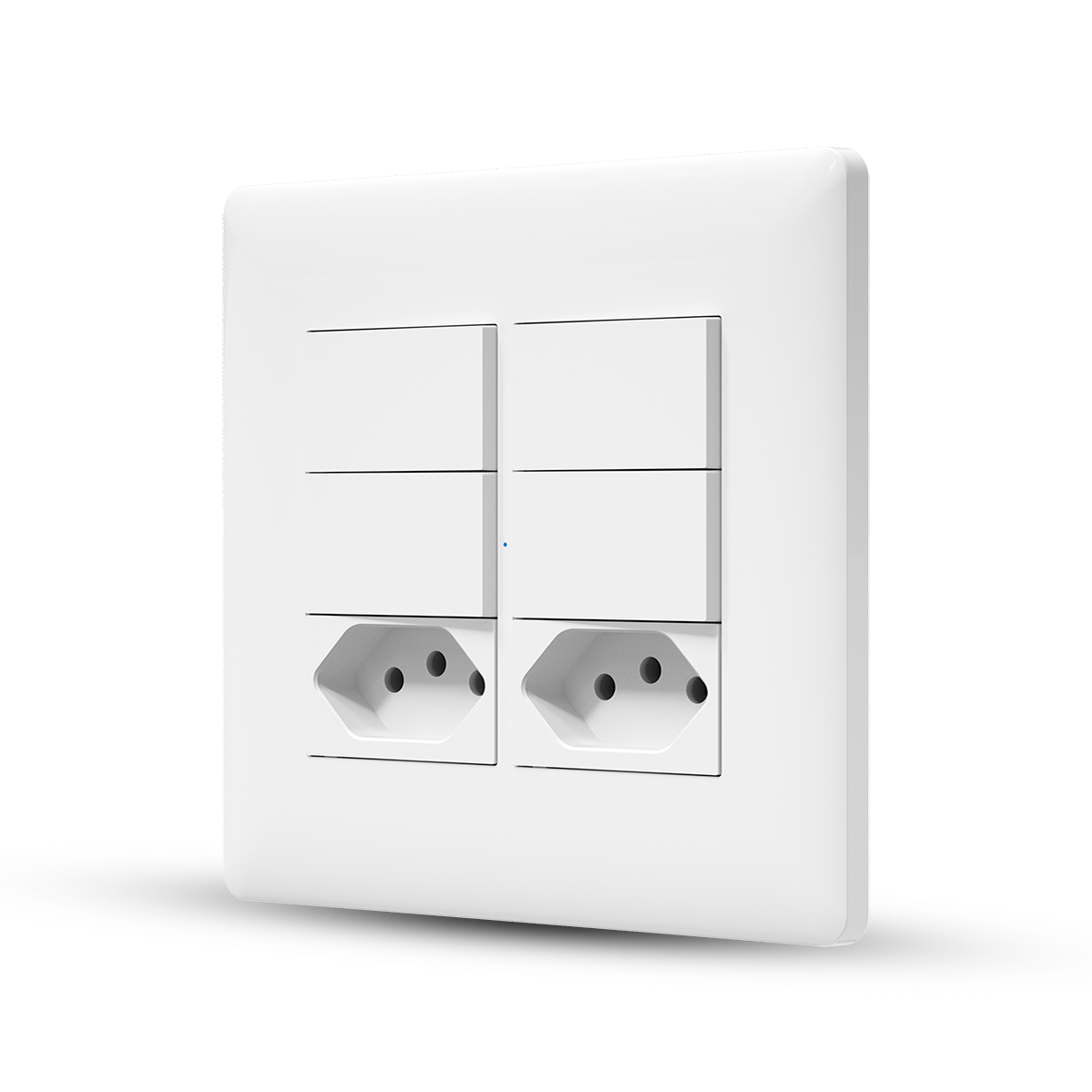 Interruptor e tomada 4x4 inteligente com wifi agl