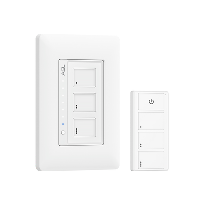 Interruptor zigbee dimerizável com controle 3 teclas AGL