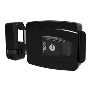 Fechadura AGL AL100 Cilindro Ajustavel Preto 12V