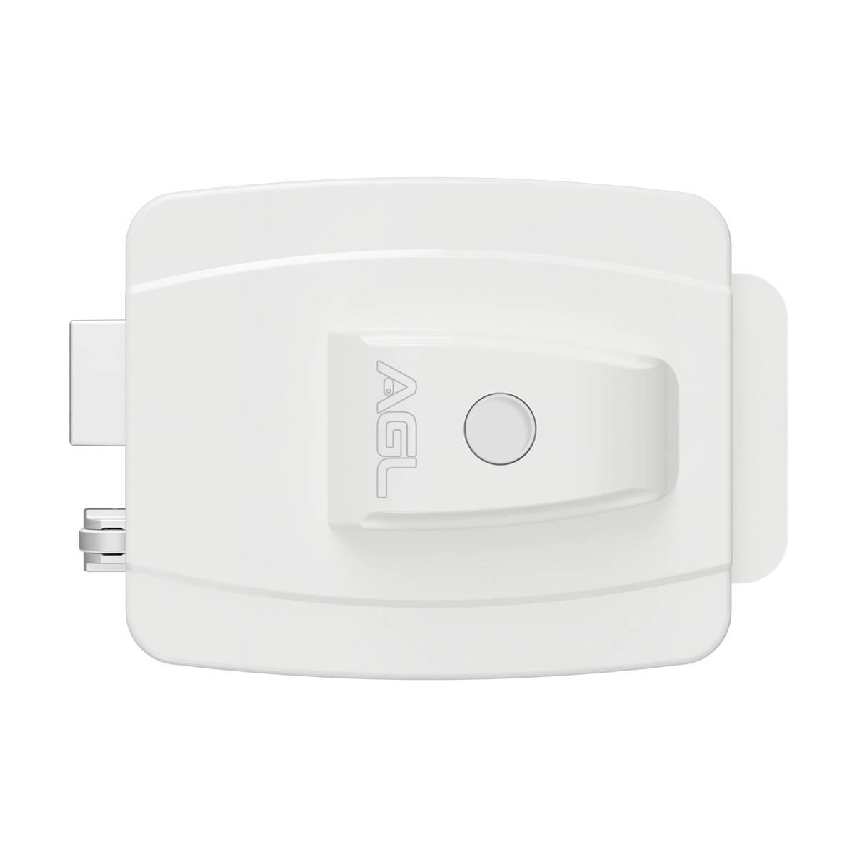 Fechadura AGL AL100R Branco Cilindro Ajustavel 12V