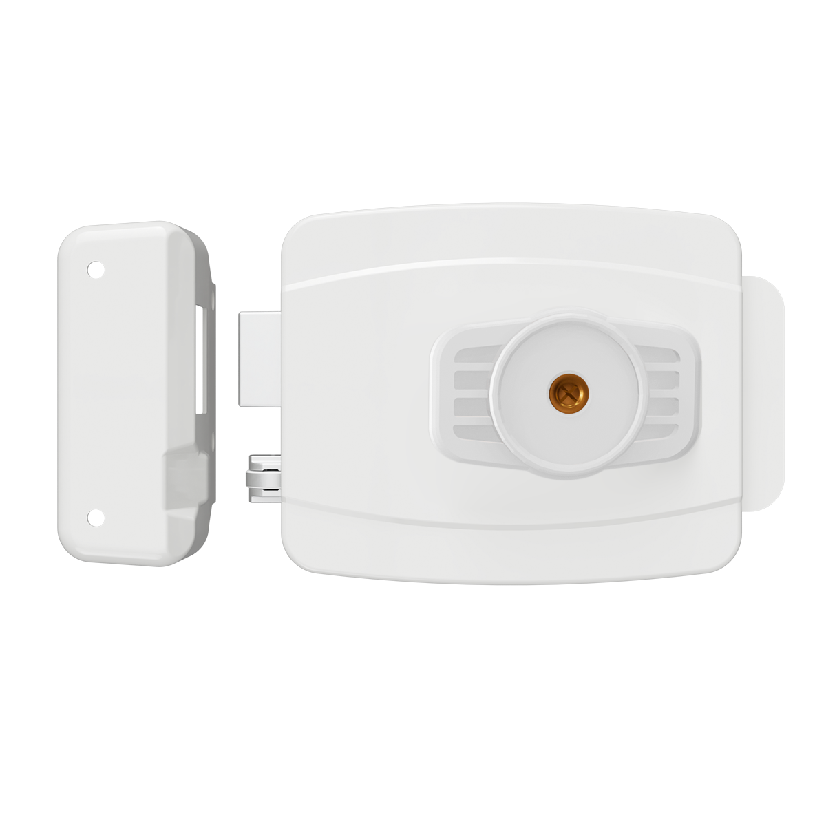 Fechadura AGL AL100R Branco 42mm 12V