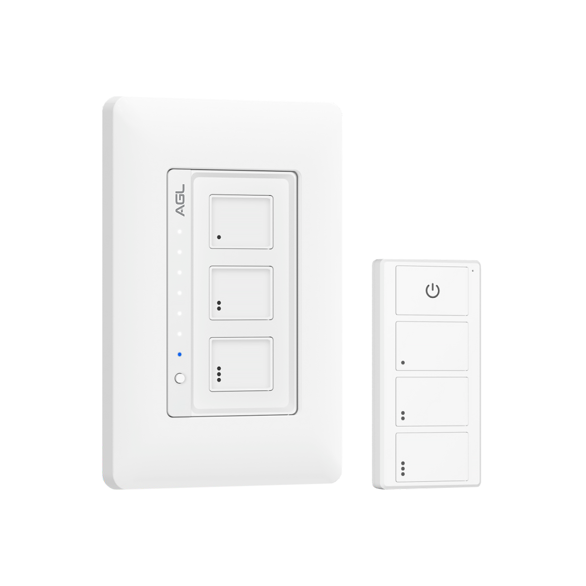 Interruptor zigbee dimerizável com controle 3 teclas AGL