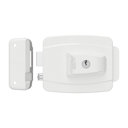 Fechadura AGL AL100R Branco 42mm 12V