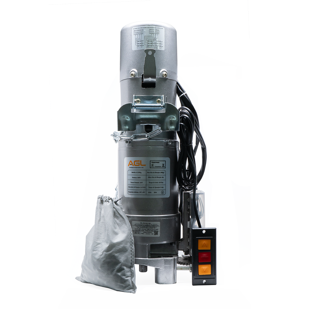 Motor Porta de Enrolar AC300 - 220V Sem Testeira