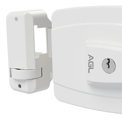 Fechadura AGL Mini Branco 42mm 12V