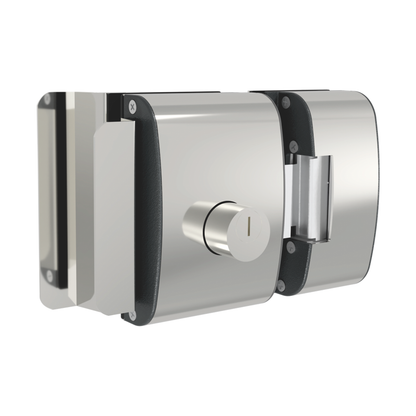 Fechadura Elétrica porta vidro PV200R2I - 2 Cilindros