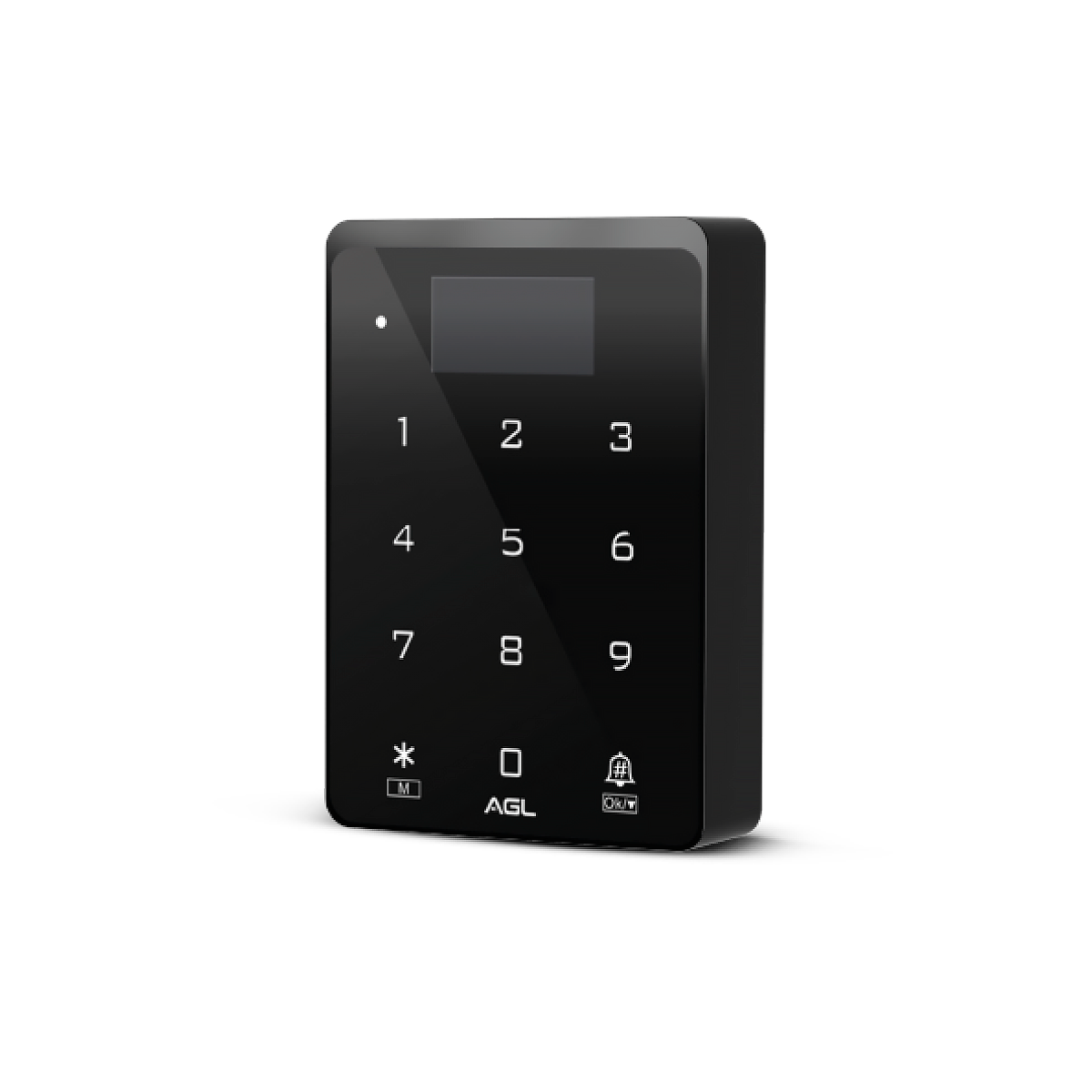 Controle de acesso CA100 LCD com wifi e app tag rfid AGL