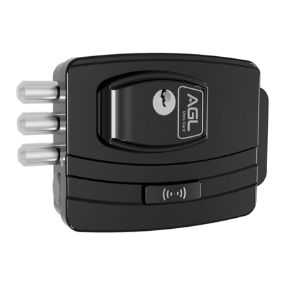 Fechadura AGL Ultra Magic Card 42mm Preto