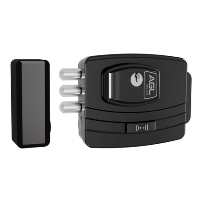 Fechadura AGL Ultra Magic Card 42mm Preto