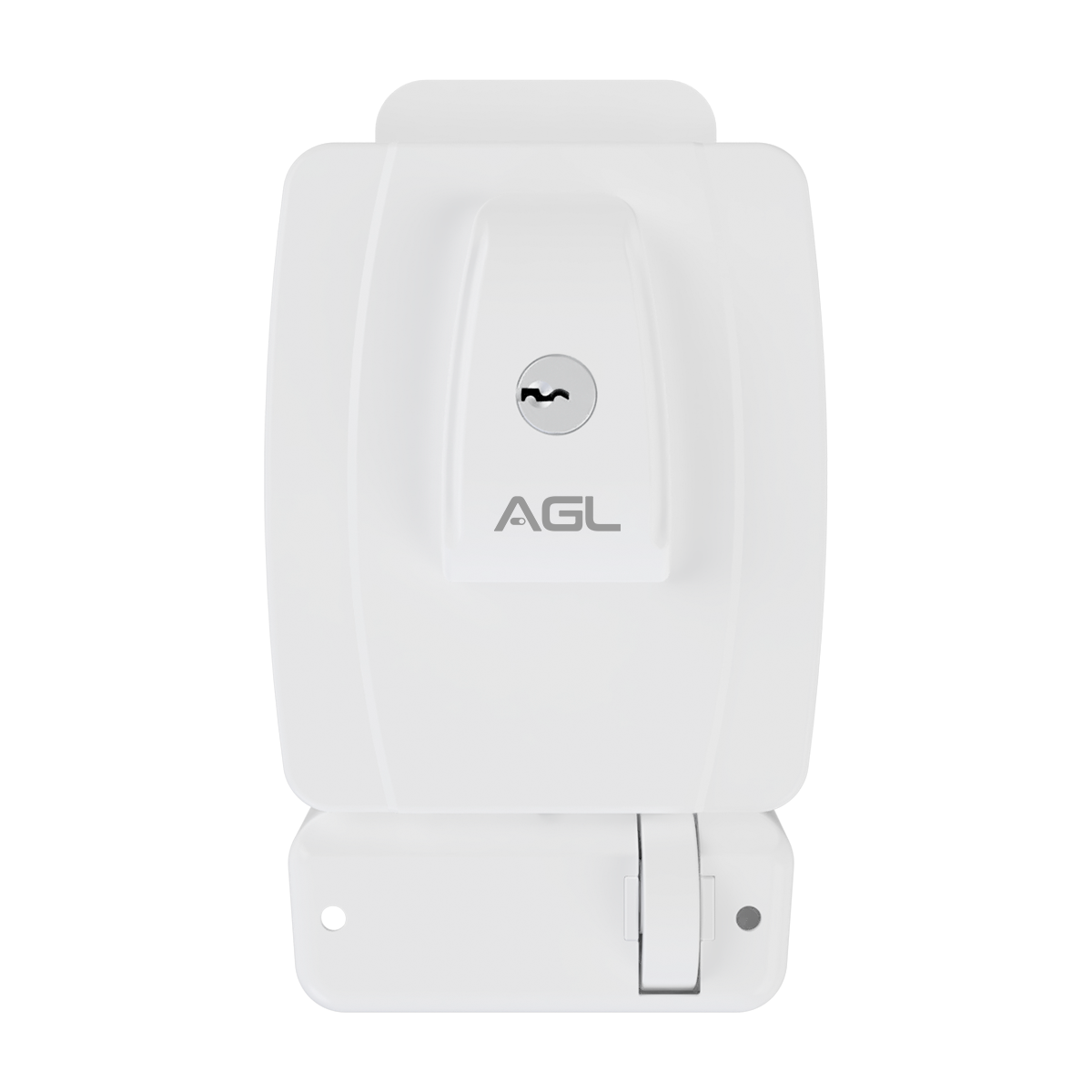 Fechadura AGL AL100 Cilindro Ajustavel Branco 12V