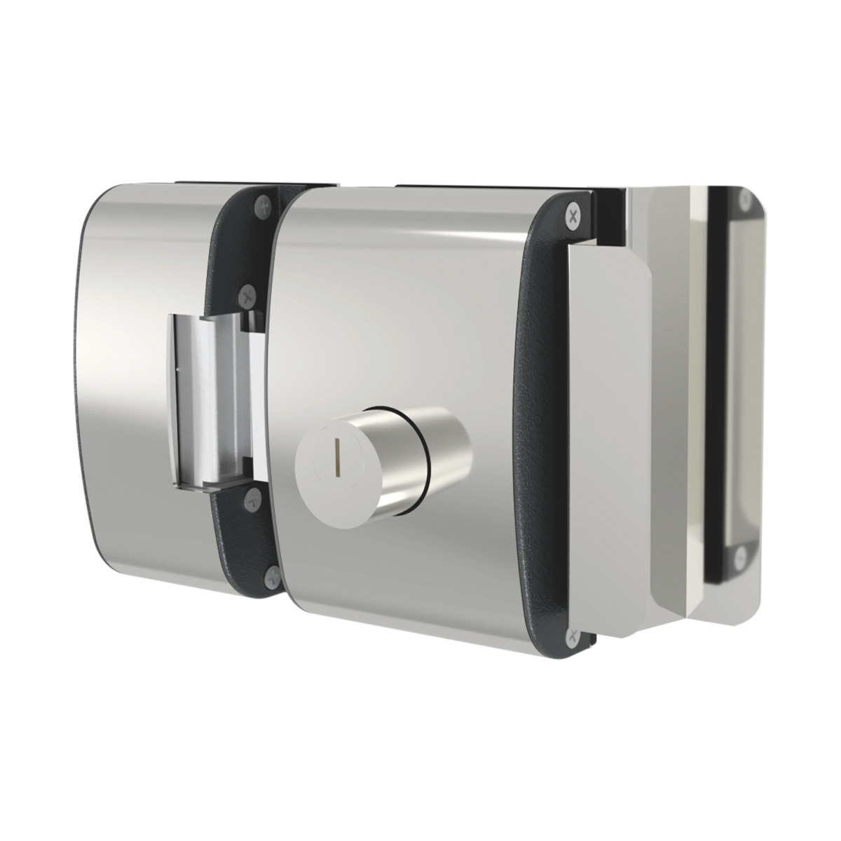Fechadura Elétrica porta vidro PV200R2I - 2 Cilindros