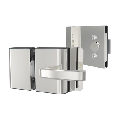 Fechadura Elétrica porta vidro PV200R1I - 2 Cilindros
