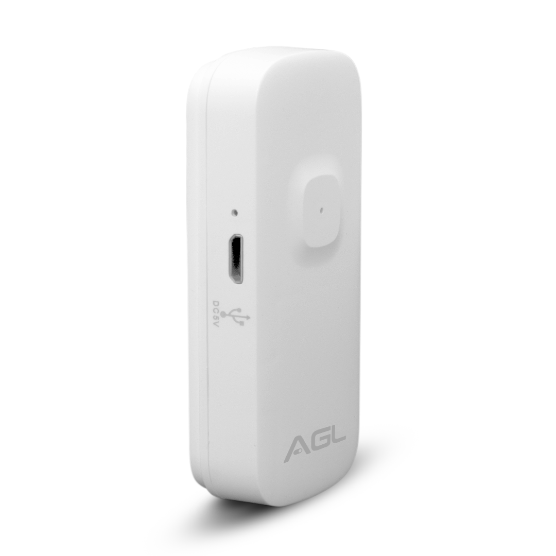 Sensor inteligente para portas e janelas zigbee controle pelo celular AGL